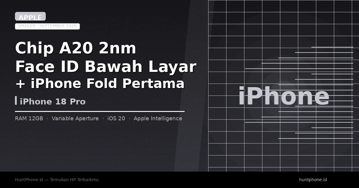 Apple iPhone 18 Pro bocoran 2026