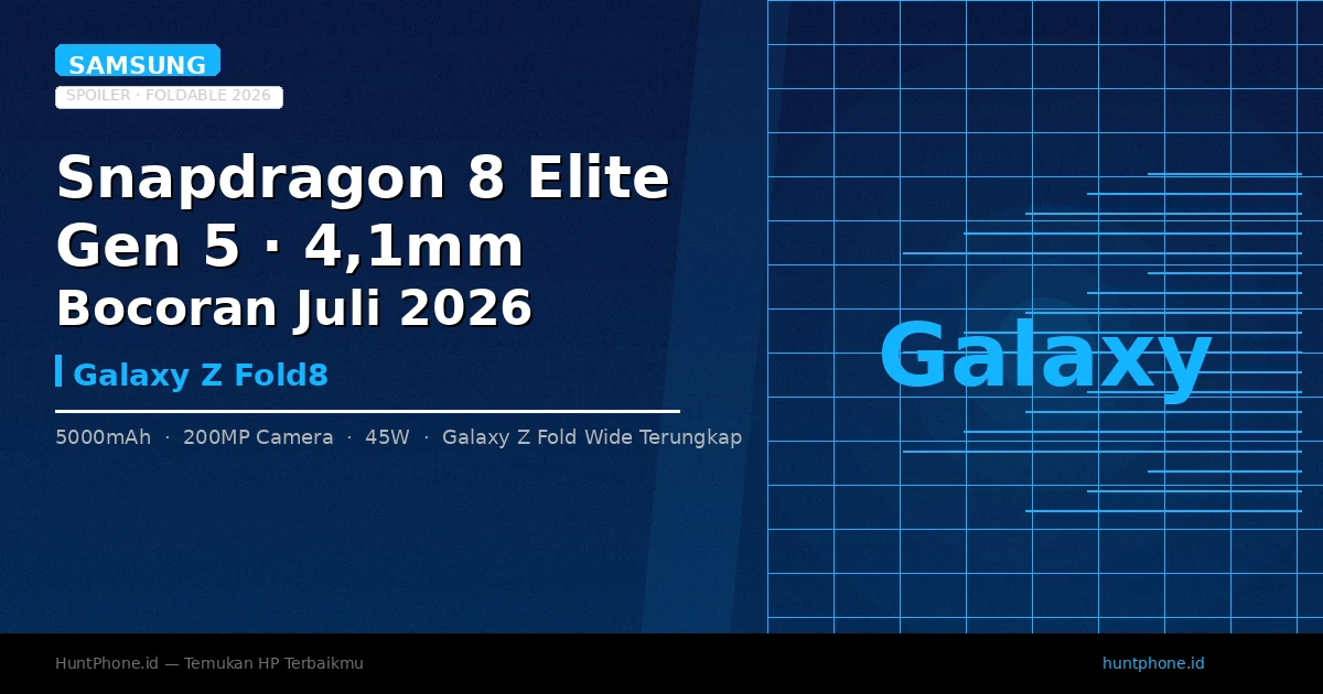 Samsung Galaxy Z Fold8 foldable